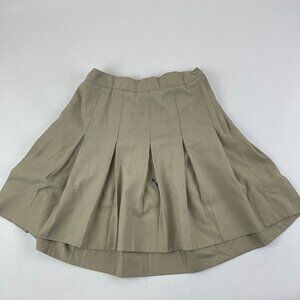 C & J School Uniforms Skirt Girls Size 8.5 Khaki Pleated